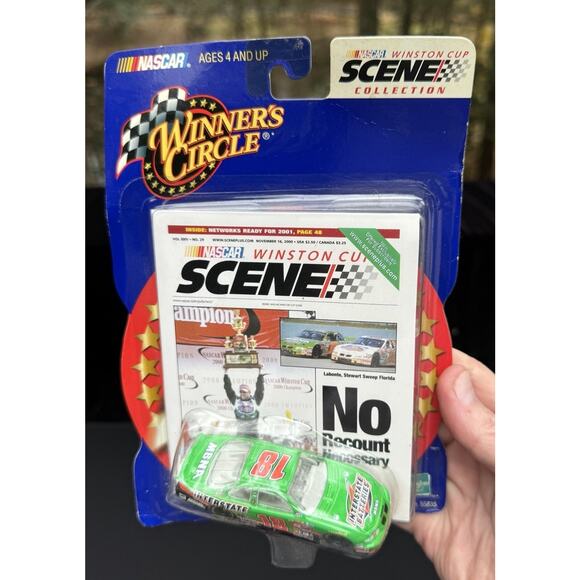 Vintage New 2001 Winners Circle Nascar Scene Collection Bobby Labonte Car - Picture 1 of 6